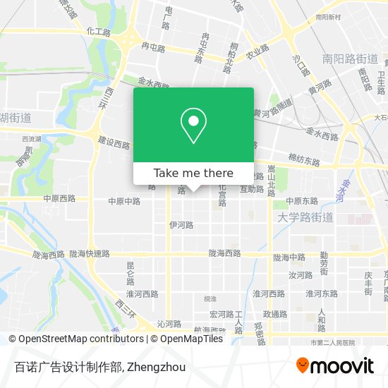 百诺广告设计制作部 map