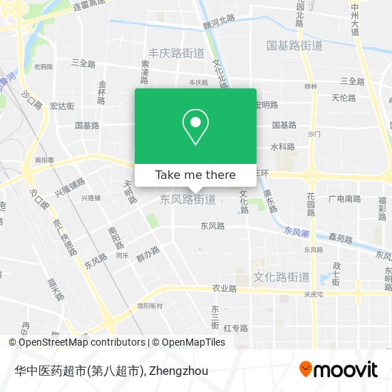 华中医药超市(第八超市) map