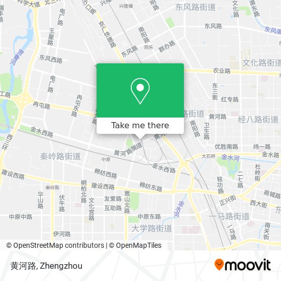 黄河路 map