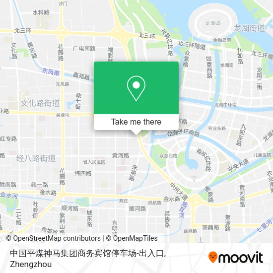 中国平煤神马集团商务宾馆停车场-出入口 map