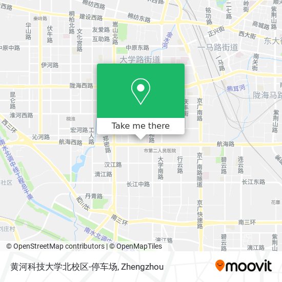 黄河科技大学北校区-停车场 map