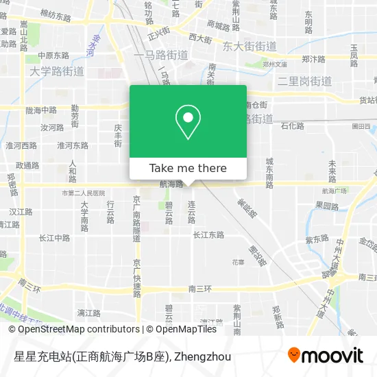 星星充电站(正商航海广场B座) map
