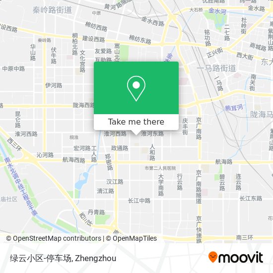 绿云小区-停车场 map