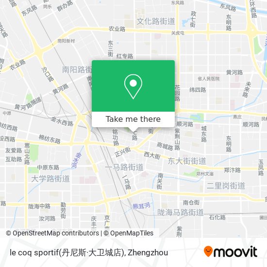 le coq sportif(丹尼斯·大卫城店) map