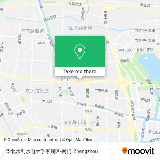 华北水利水电大学家属区-南门 map