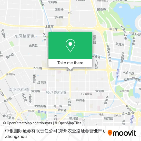 中银国际证券有限责任公司(郑州农业路证券营业部) map