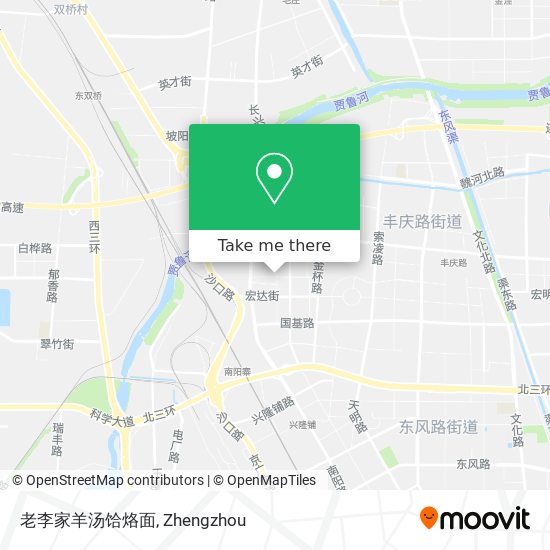 老李家羊汤饸烙面 map