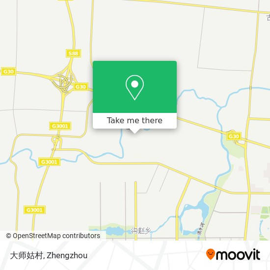 大师姑村 map