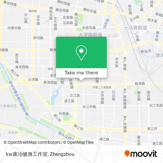 kw康冶健身工作室 map
