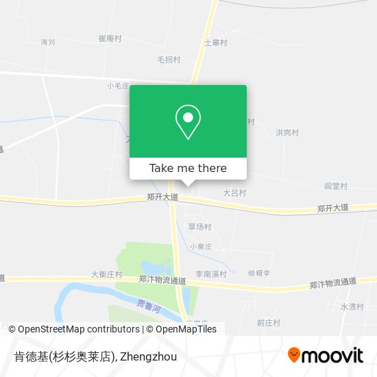 肯德基(杉杉奥莱店) map