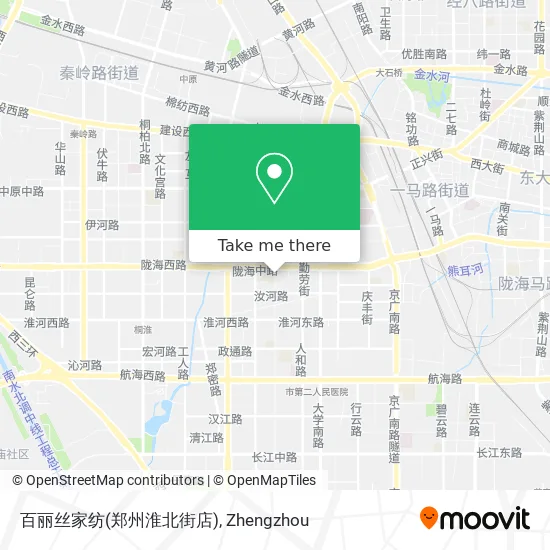 百丽丝家纺(郑州淮北街店) map
