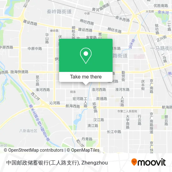 中国邮政储蓄银行(工人路支行) map