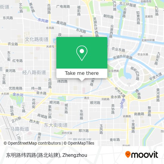 东明路纬四路(路北站牌) map