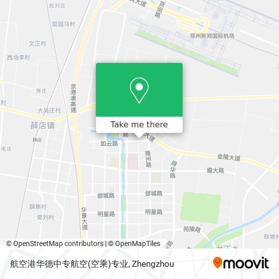 航空港华德中专航空(空乘)专业 map