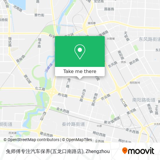 兔师傅专注汽车保养(五龙口南路店) map