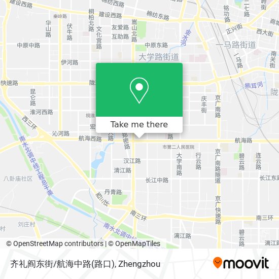 齐礼阎东街/航海中路(路口) map