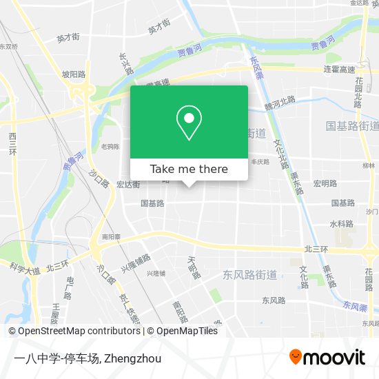 一八中学-停车场 map