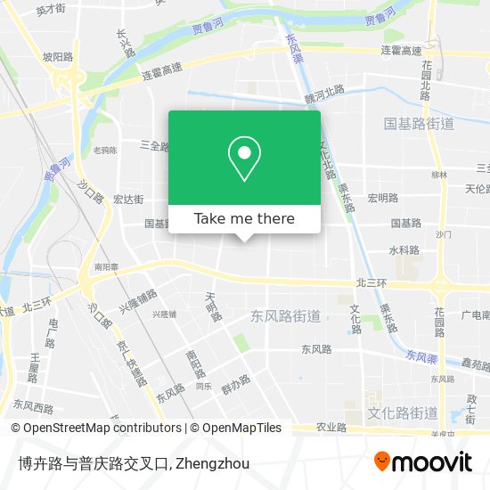 博卉路与普庆路交叉口 map