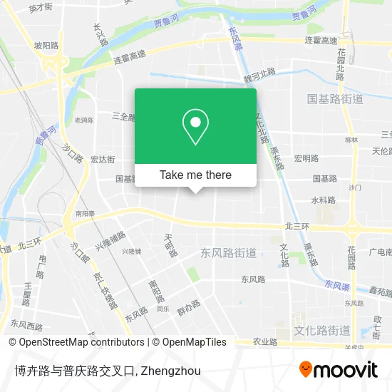 博卉路与普庆路交叉口 map