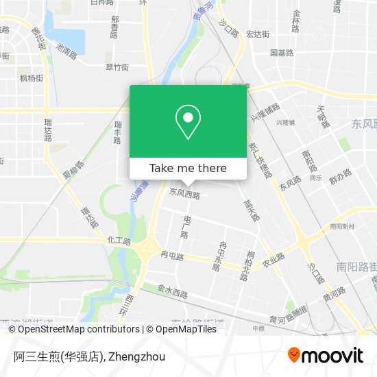 阿三生煎(华强店) map