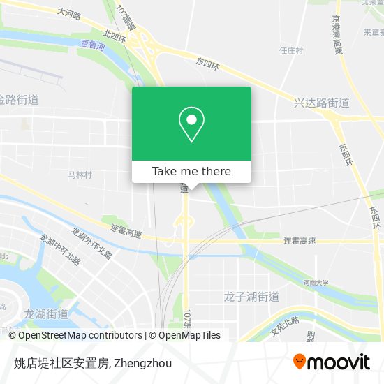 姚店堤社区安置房 map