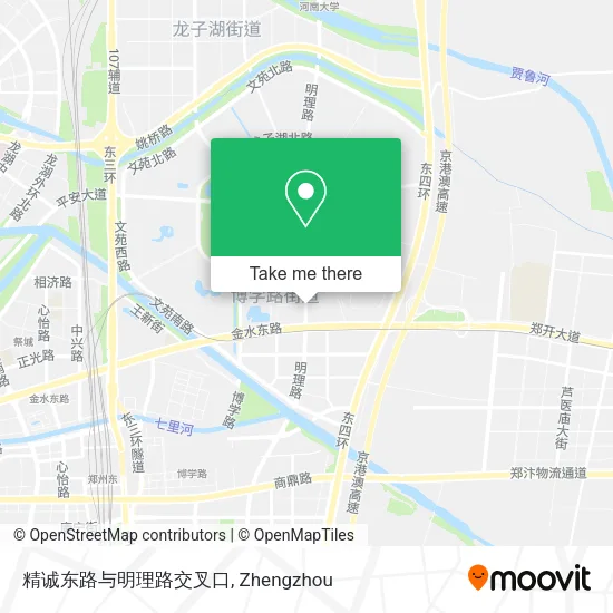 精诚东路与明理路交叉口 map