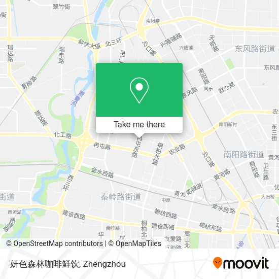妍色森林咖啡鲜饮 map