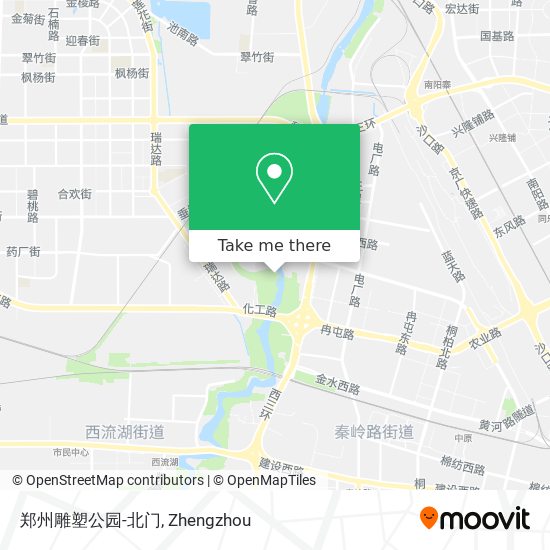 郑州雕塑公园-北门 map