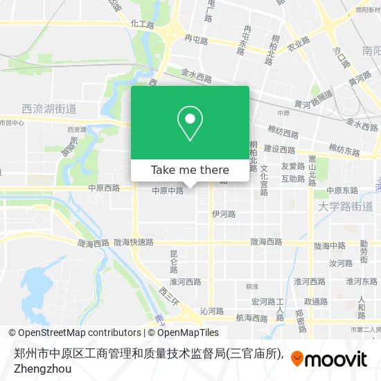 郑州市中原区工商管理和质量技术监督局(三官庙所) map