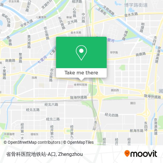 省骨科医院地铁站-A口 map