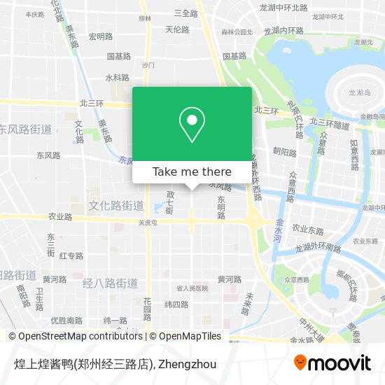 煌上煌酱鸭(郑州经三路店) map