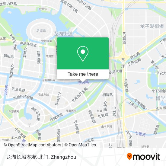 龙湖长城花苑-北门 map