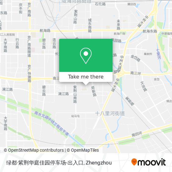 绿都·紫荆华庭佳园停车场-出入口 map