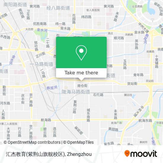 汇杰教育(紫荆山旗舰校区) map