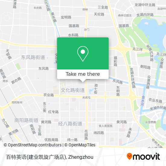 百特英语(建业凯旋广场店) map