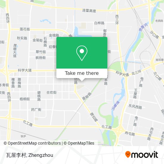 瓦屋李村 map