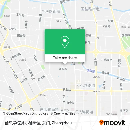 信息学院路小铺新区-东门 map