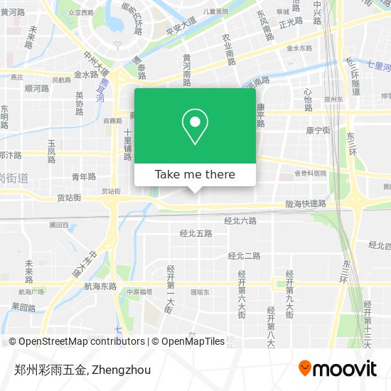 郑州彩雨五金 map