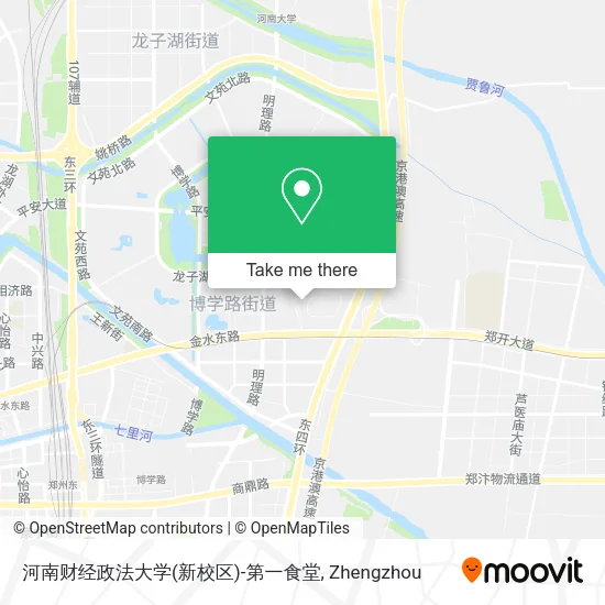 河南财经政法大学(新校区)-第一食堂 map