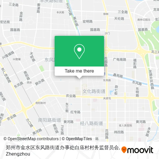 郑州市金水区东风路街道办事处白庙村村务监督员会 map
