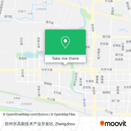 郑州市高新技术产业开发区 map