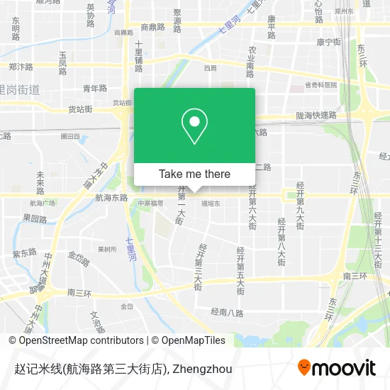 赵记米线(航海路第三大街店) map