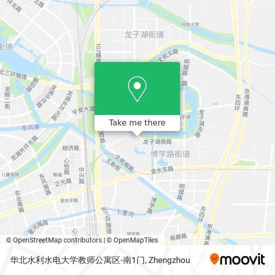 华北水利水电大学教师公寓区-南1门 map