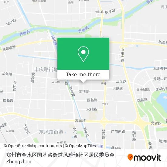 郑州市金水区国基路街道风雅颂社区居民委员会 map