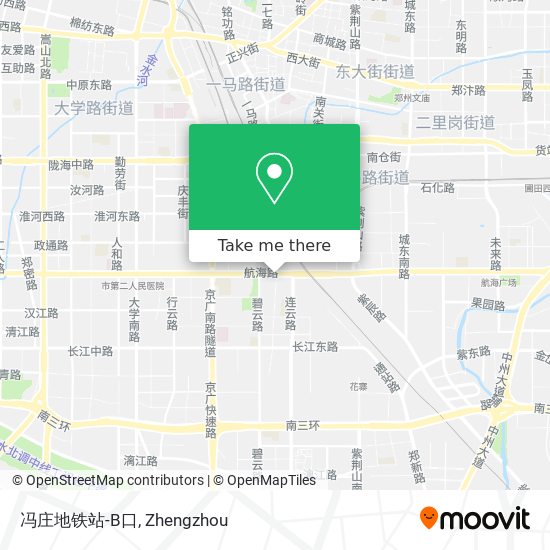 冯庄地铁站-B口 map