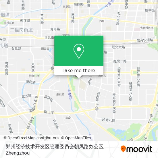 郑州经济技术开发区管理委员会朝凤路办公区 map