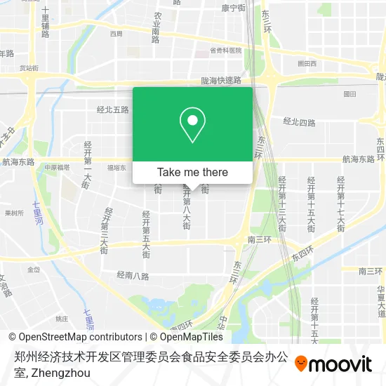 郑州经济技术开发区管理委员会食品安全委员会办公室 map