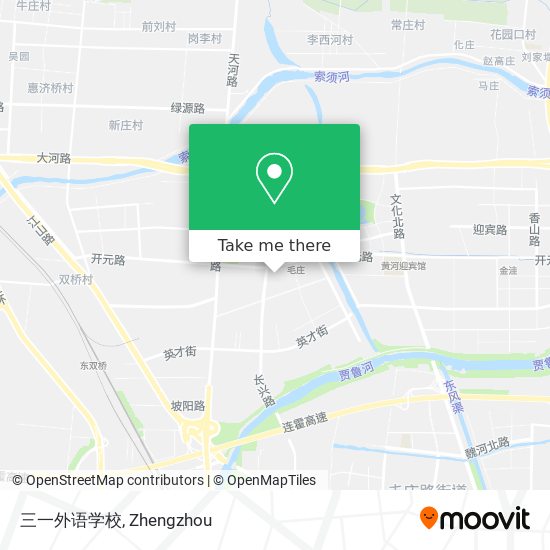 三一外语学校 map