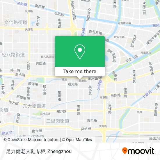 足力健老人鞋专柜 map
