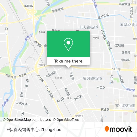 正弘春晓销售中心 map